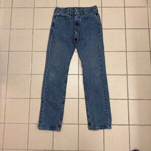 Levi’s 505 Straight Leg Jeans Medium Wash Size 30x34